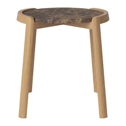 Bolia Mix Salontafel Small - Bruin / Marmer - Geolied Eiken