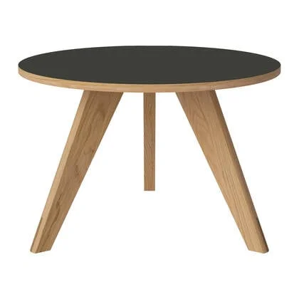 Bolia New Mood Salontafel - Geolied Eiken - Ø 60 cm - Grijs