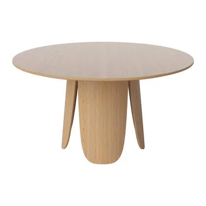 Bolia Peyote Eettafel - Ø 140 cm - Gelakt Eiken