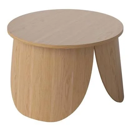 Bolia Peyote Salontafel - H 35 x Ø 56 cm - Gelakt Eiken