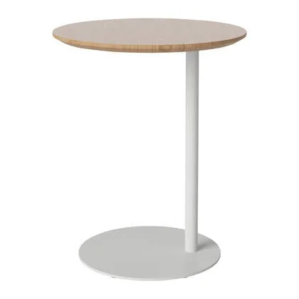 Bolia Pillar Bijzettafel - Geolied Eiken - Grijs Staal