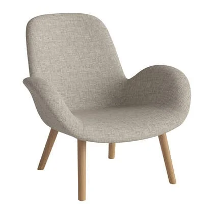 Bolia Seed Fauteuil - Eiken - Dark Beige