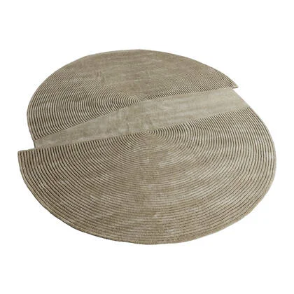 Bolia Zen Vloerkleed 209 x 240 cm - Split - Dark Beige