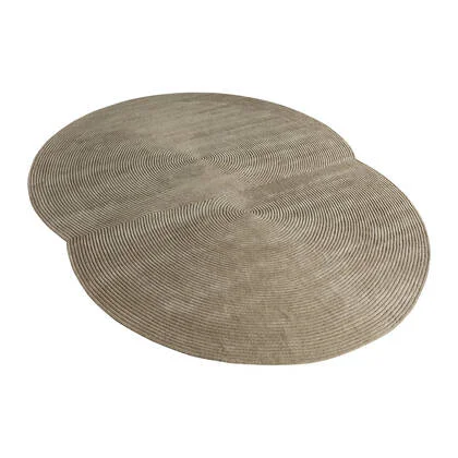 Bolia Zen Vloerkleed 257 x 330 cm - Rounded - Dark Beige