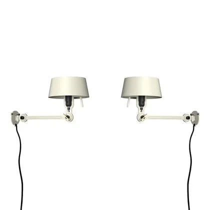 Bolt Bed Underfit wandlamp met stekker set van 2 Ash Grey