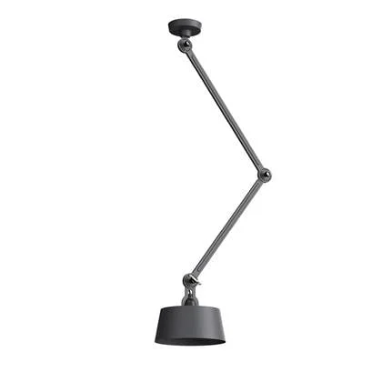 Bolt Upperfit 2 Arm plafondlamp Ø22 install Midnight Grey