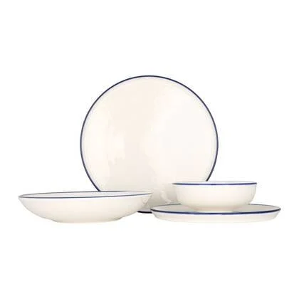 Bonna Bordenset - Linea Blue - 24delig - 6 persoons - Porselein