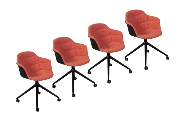 Bontempi Mood eetkamerstoelen set van 4 stuks