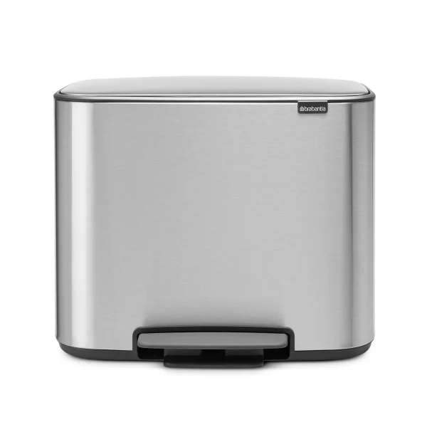 Brabantia Bo pedaalemmer 11 + 23 l. mineral steel FFP