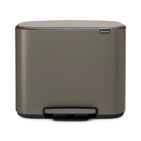 Brabantia Bo pedaalemmer 11 + 23 l. platinum