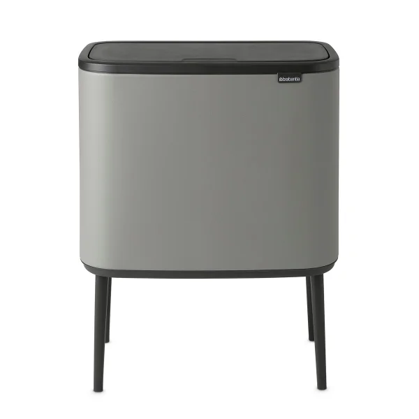 Brabantia Bo touch bin 3 x 11 liter Mineral concrete grey