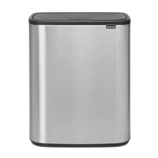 Brabantia Bo touch bin 60 L Mat-geborsteld staal