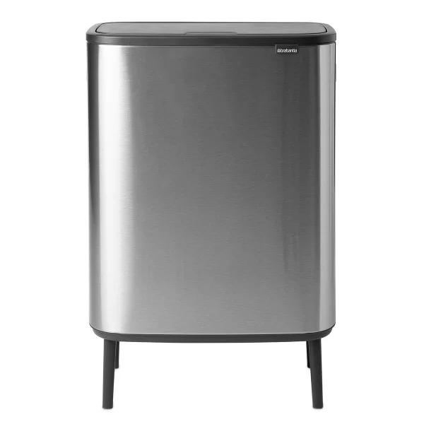 Brabantia Bo touch bin high 2x30 L Mat geborsteld staal