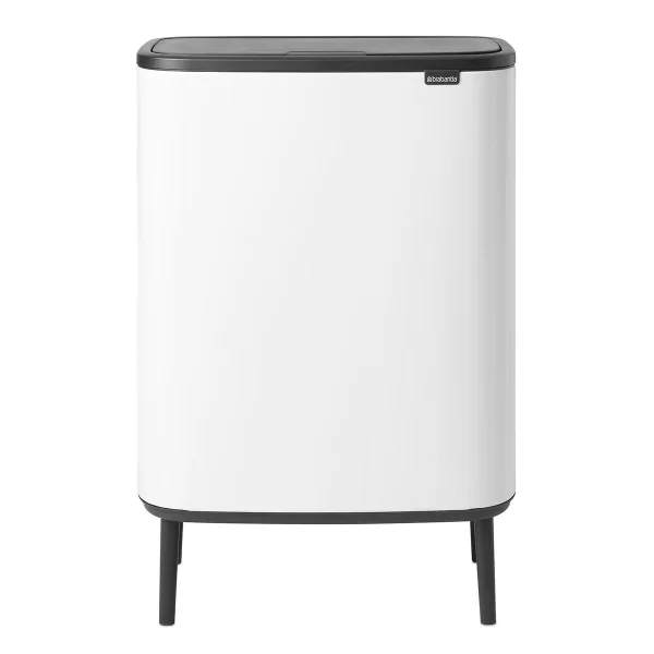 Brabantia Bo touch bin high 2x30 L Wit