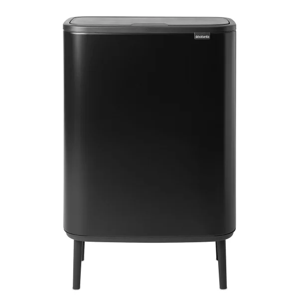 Brabantia Bo touch bin high 60 L Mat zwart