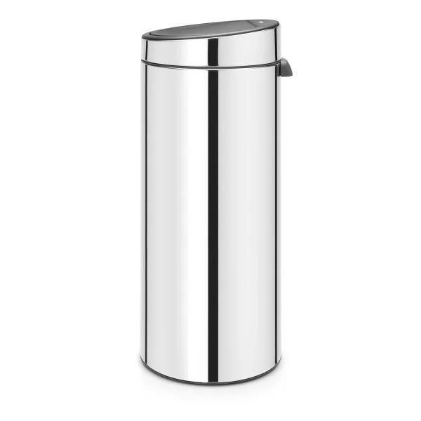 Brabantia Touch Bin prullenbak 30 liter staal glanzend