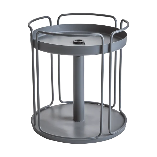 Brafab Shady bijzettafel en parasolvoet Anthracite