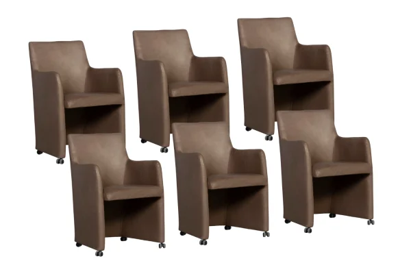 Bree's New World Staccato eetkamerstoel set van 6 stuks