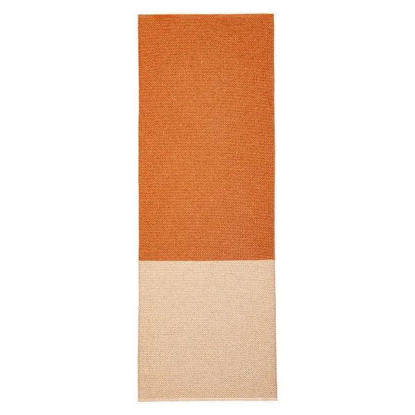 Brita Sweden Moor vloerkleed cream (crèmewit-terracotta) 70x200 cm