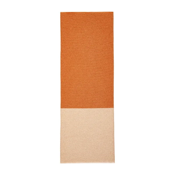 Brita Sweden Moor vloerkleed cream (crèmewit-terracotta) 70x300 cm