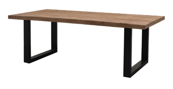 Brix Eettafel Sturdy Boomstam, Mangohout en staal