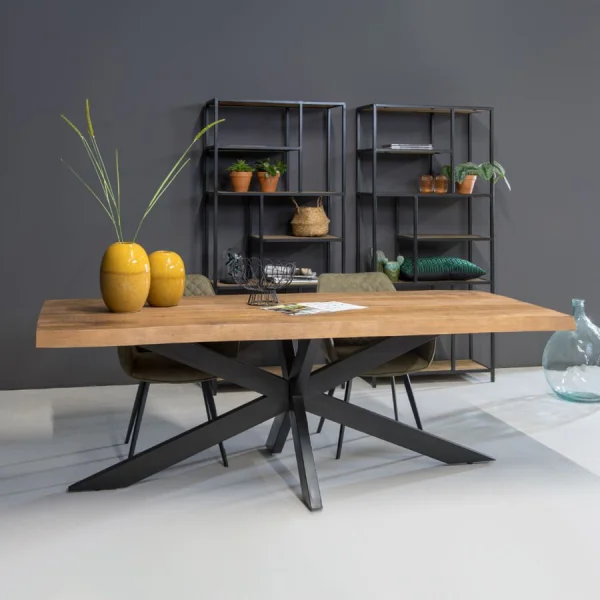 Brix Eettafel Tree Top Spider, 240 x 100cm - Bruin