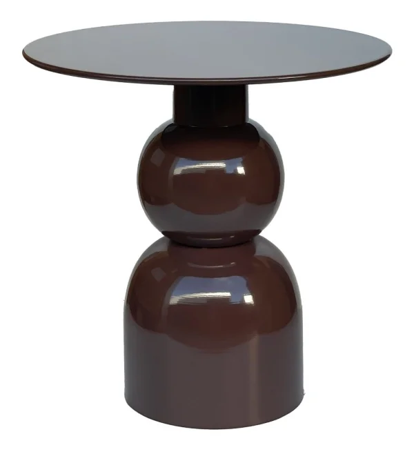 Brix Ronde Bijzettafel Wes 50cm - Roest