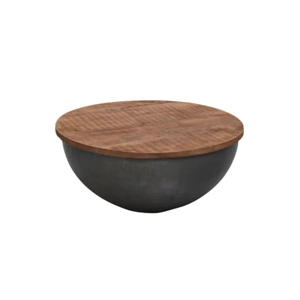 Brix Salontafel Suzan Bowl met klep - Hout - Rond