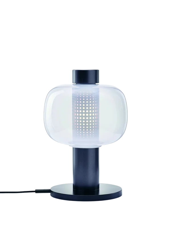 Brokis Bonbori Small Tafellamp - opaal - zwart