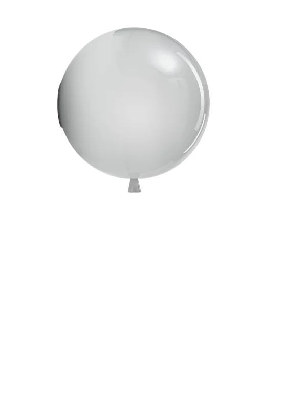 Brokis Memory Wandlamp - grijs - glanzend - L