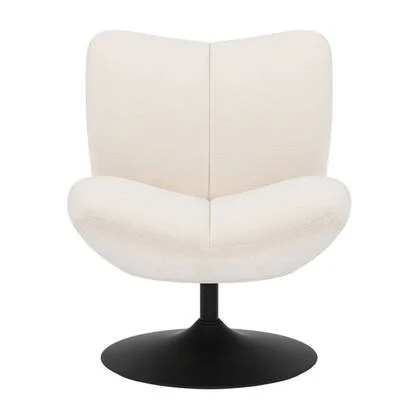Bronx71 Draaifauteuil Lise chenille off white