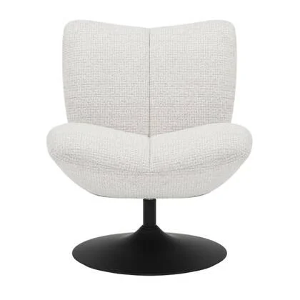 Bronx71 Draaifauteuil Moira gemêleerde stof beige