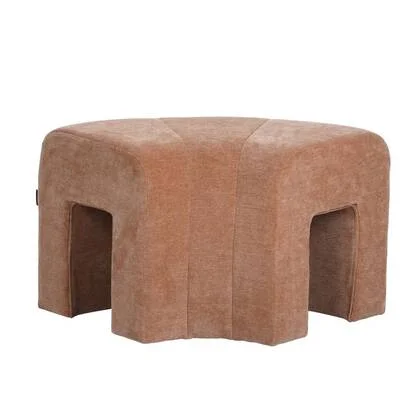 Bronx71 Modulaire hoekhocker Seth chenille terracotta