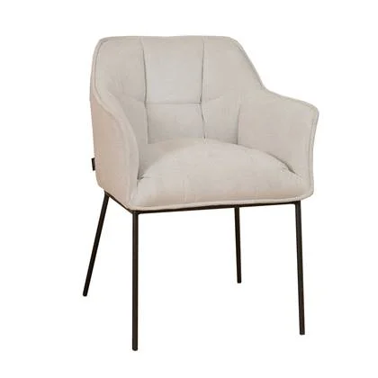 Bronx71 Scandinavische eetkamerstoel Jens off white