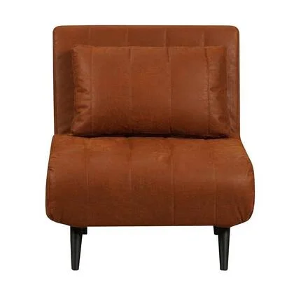 Bronx71 Slaapfauteuil Hanna cognac eco-leer