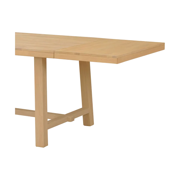 Brooklyn verlengstuk naturel voor Brooklyn eettafel - 50 x 95 cm