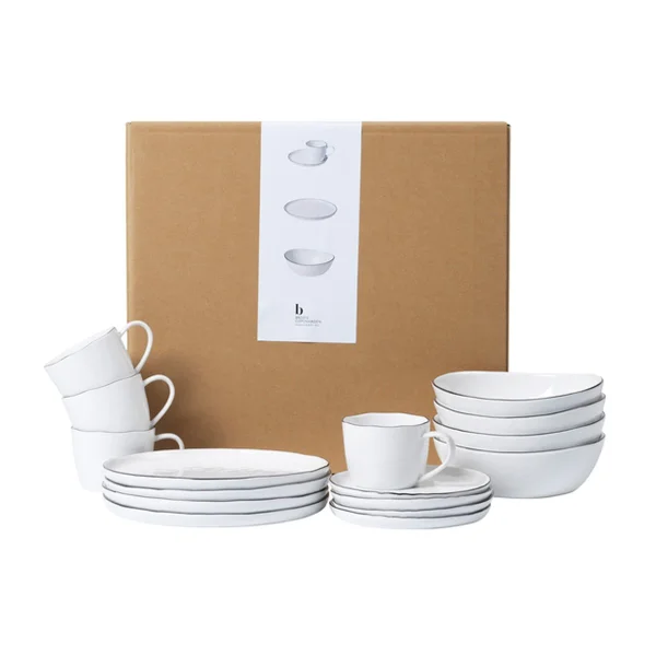 Broste Copenhagen Nordic Salt ontbijtset 16-delig