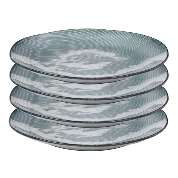 Broste Copenhagen Nordic Sea bord 4-pack Ø 31 cm. Ø 31 cm.