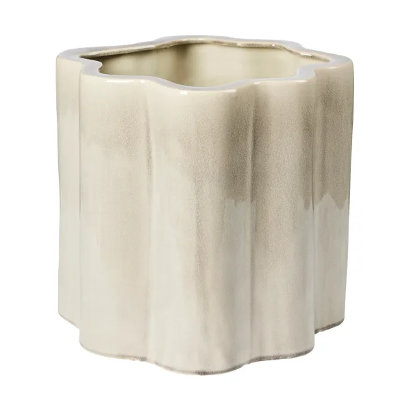 Broste Copenhagen Sonja bloempot H:36 cm Rainy Day Grey