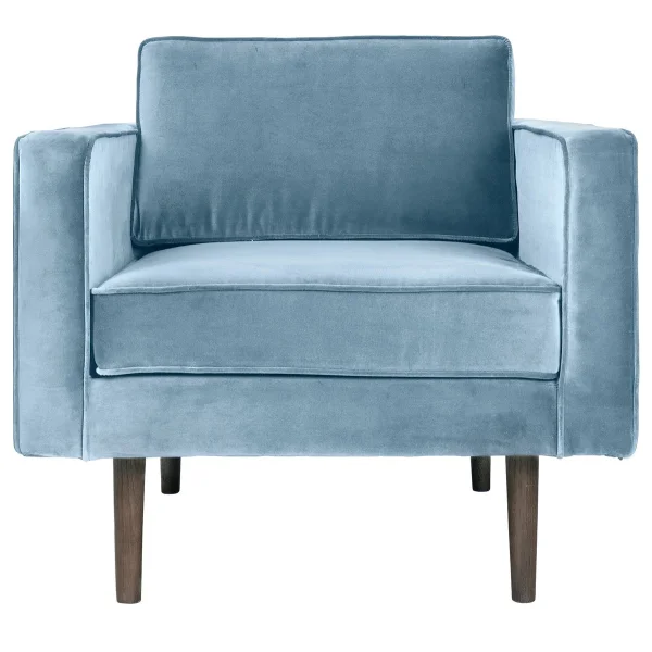 Broste Copenhagen Wind fauteuil Pastel blue (blauw)