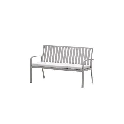 Bruno parkbank - aluminium - taupe - valley sand