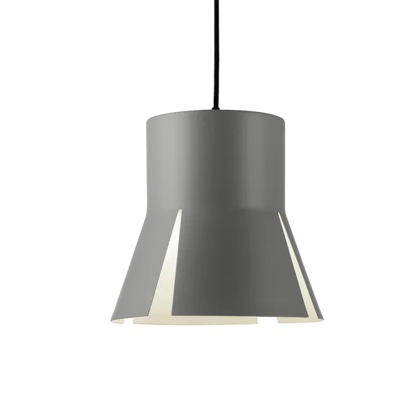 Bsweden Split 29 Hanglamp grijs mat, zwart textielsnoer