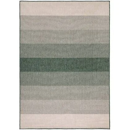 Buiten vloerkleed Boa - Groen|Wit - dubbelzijdig - EVA Interior