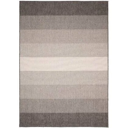 Buiten vloerkleed Boa - Zwart|Wit - dubbelzijdig - EVA Interior