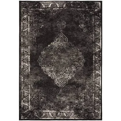 Buiten vloerkleed Sage - Zwart - dubbelzijdig - EVA Interior