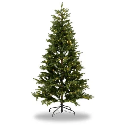 Buitenkado Kunstkerstboom met lampjes - Groen - 180 cm - Standaard