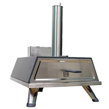 Buitenkado Pizzaoven Grijs - 69x40x44cm - Houtgestookt