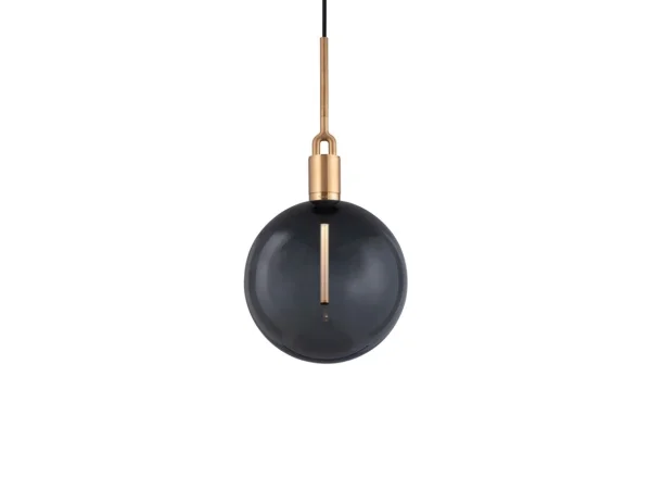 Buster+Punch - Forked Globe Hanglamp Dim. Large Smoked/Brass