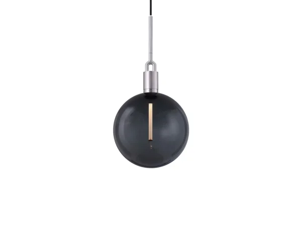 Buster+Punch - Forked Globe Hanglamp Dim. Large Smoked/Steel