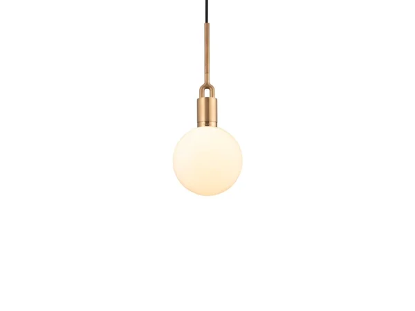 Buster+Punch - Forked Globe Hanglamp Dim. Medium Opal/Brass